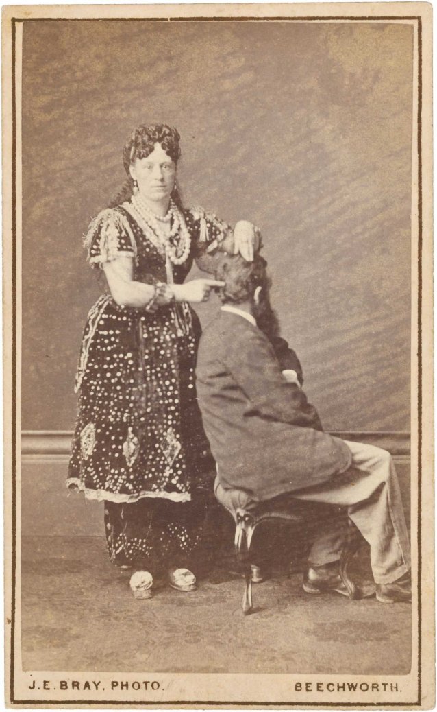Madame Sibly, Phrenologist and Mesmerist, c. 1870