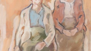 Double Portrait: Vida and Marie Breckenridge (study)
