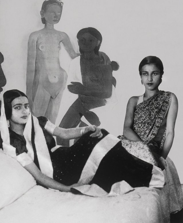 Sisters with 'two girls', 2001