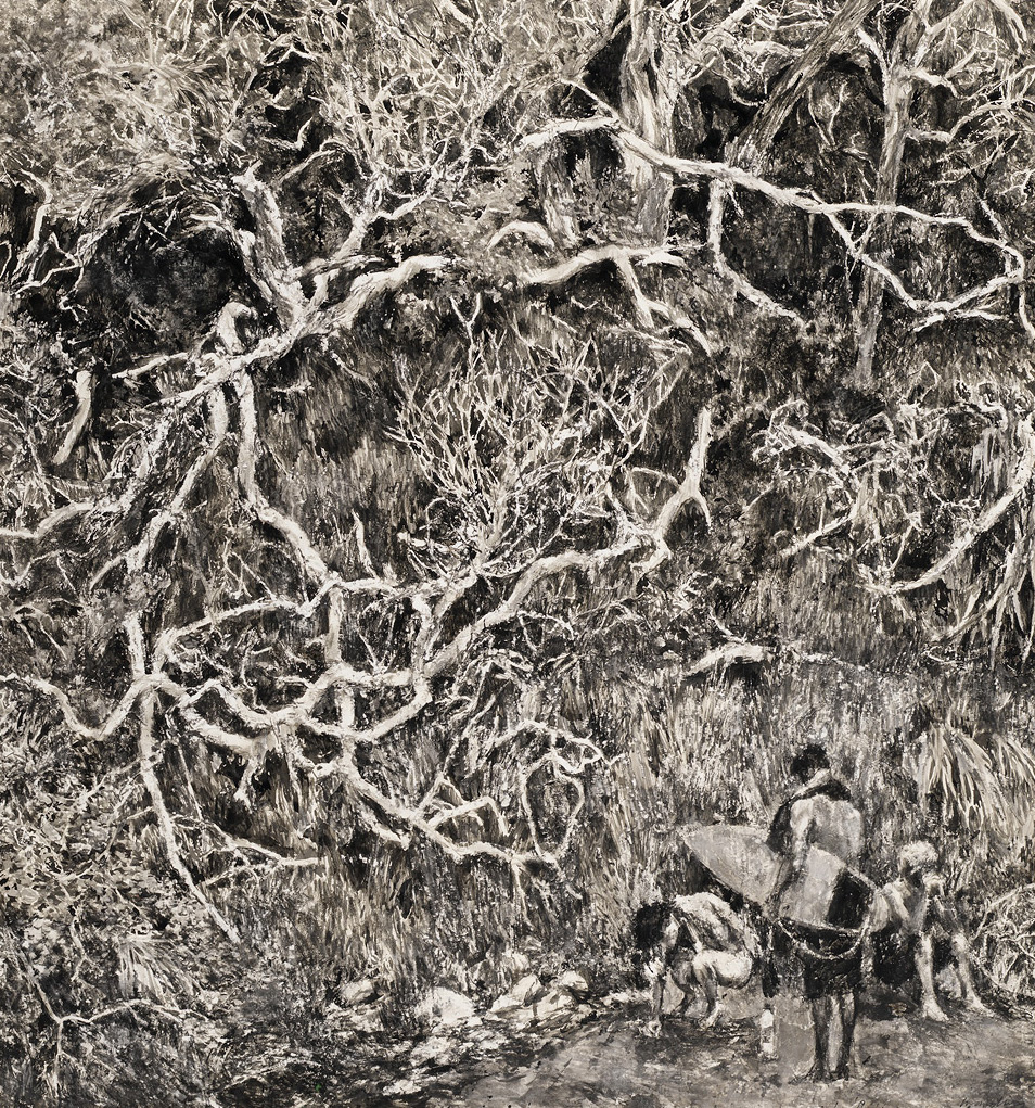 Pandanus scrub, 2014 by Nicholas Harding Pandanus scrub, 2014 by Nicholas Harding