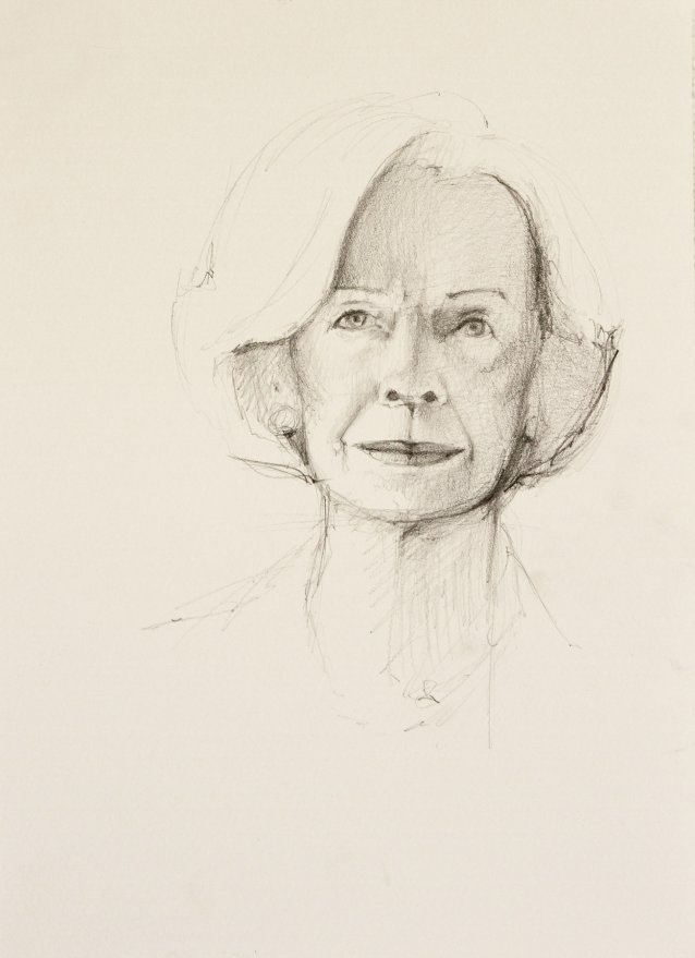 Study for Portrait of Quentin Bryce by Michael Zavros