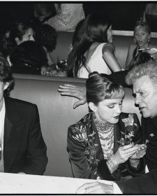 Mick Jagger, Madonna and Tony Curtis, 1997