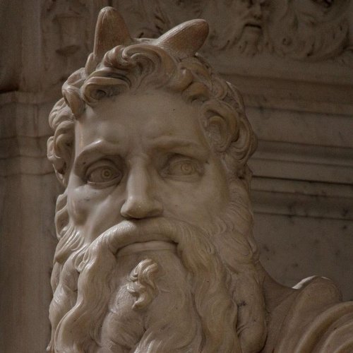 'Moses' by Michelangelo, c. 1513–1515