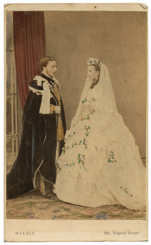 Albert Edward, Prince of Wales and Princess Alexandra on their wedding day, 1863