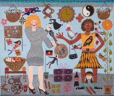 Dolly visits Indulkana, 2020 Kaylene Whiskey