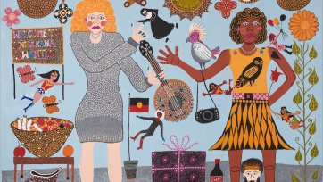 Dolly visits Indulkana, 2020 Kaylene Whiskey