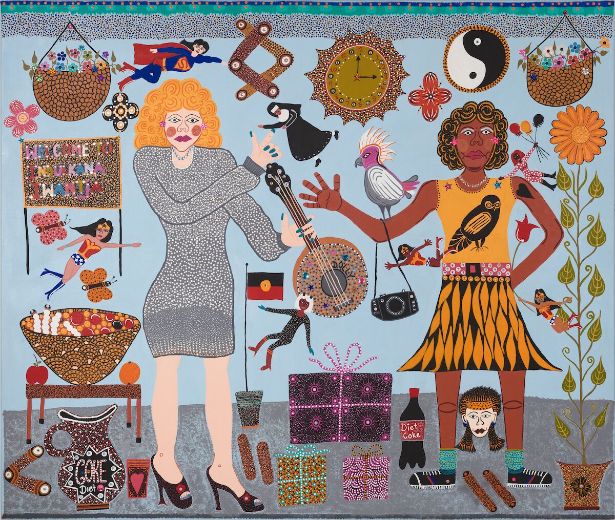 Dolly visits Indulkana, 2020 Kaylene Whiskey