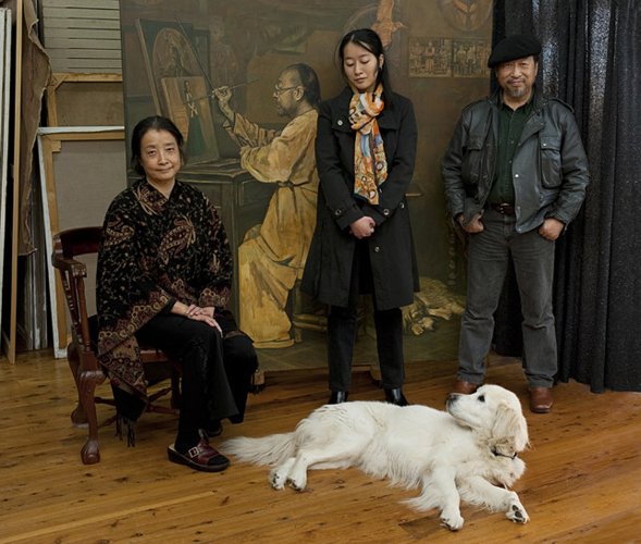 Wang Lan, Xini, Shen Jiawei and Billy, 2010