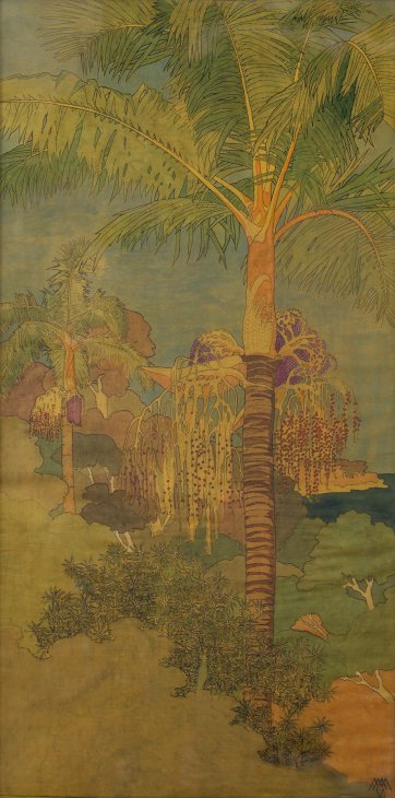 Illawarra palms, New South Wales (Forest Portrait no 2) (detail), c. 1925 Marion Mahony Griffin