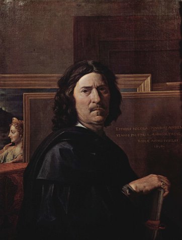 Self portrait, 1650 by Nicolas Poussin