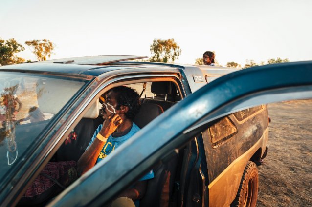 Marra dancer, DanceSite Borroloola; Artback NT: Arts Development and Touring, Yanyuwa Country, 2014 Benjamin Warlngundu Ellis 