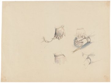 Studies for Bushrangers, Victoria, Australia, 1852 1886 by William Strutt