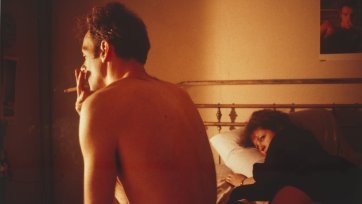 Nan and Brian in bed, New York City 1983 by Nan Goldin