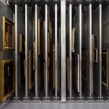 Art storage racks