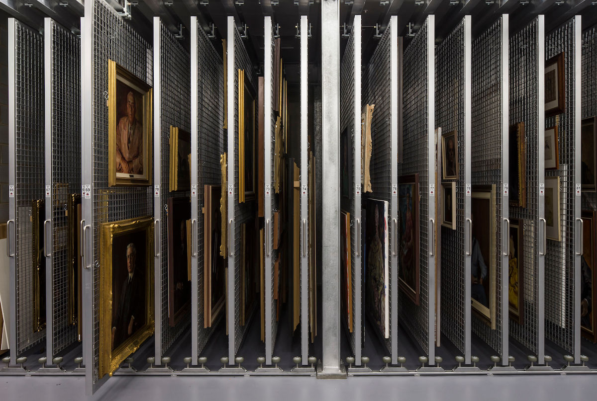 Art storage racks