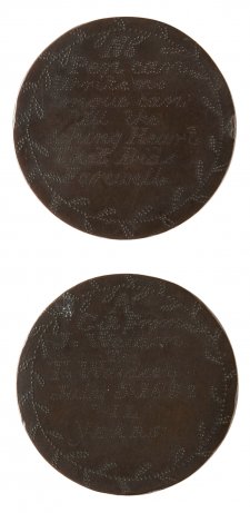 Convict love token from J. Waldon, 1832