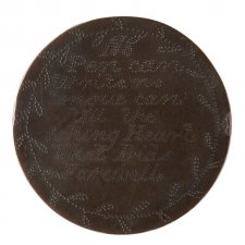 Convict love token from J. Waldon, 1832