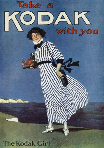 ‘Kodak Girl’ advertisement in The Australiasian Photo-Review, January 1911