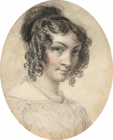 Self portrait (Georgiana Huntly Gordon), 1829 Georgiana McCrae