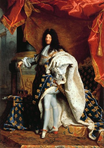 Louis XIV, 1701 by Hyacinthe Rigaud