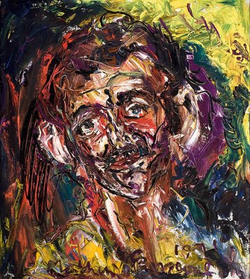 Portrait of a gypsy, 1971 by Matthew Perceval