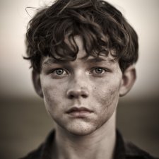 Levi Miller on the set of "Red Dog: True Blue", 2015 by David Darcy