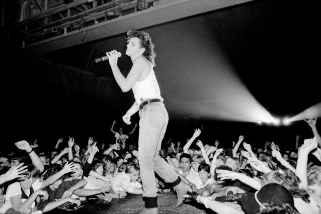 Michael Hutchence,  INXS, 1984