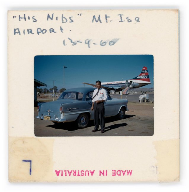 'His Nibs' Mt Isa Airport, 13-9-60, blood-time-lines, 2026
