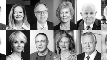 Chairman Sid Myer AM, Deputy Chair Hayley Baillie, Tim Bednall, Jillian Broadbent AC, Patrick Corrigan AM, Marilyn Darling AC, Tim Fairfax AC, Sam Meers AO, John Liangis, Dr Helen Nugent AC, Nigel Satterley AM and Susan Armitage