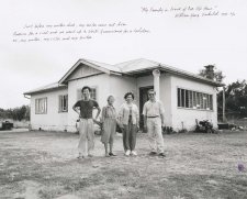 My Family in Front of Our Old Home