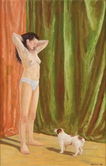 Study for "Puppy school", 2008 by Graeme Drendel