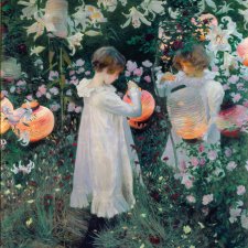 Carnation, Lily, Lily, Rose, 1885-86 by 
John Singer Sargent