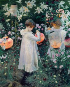Carnation, Lily, Lily, Rose, 1885-86 by 
John Singer Sargent