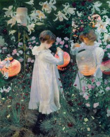 Carnation, Lily, Lily, Rose, 1885-86 by 
John Singer Sargent