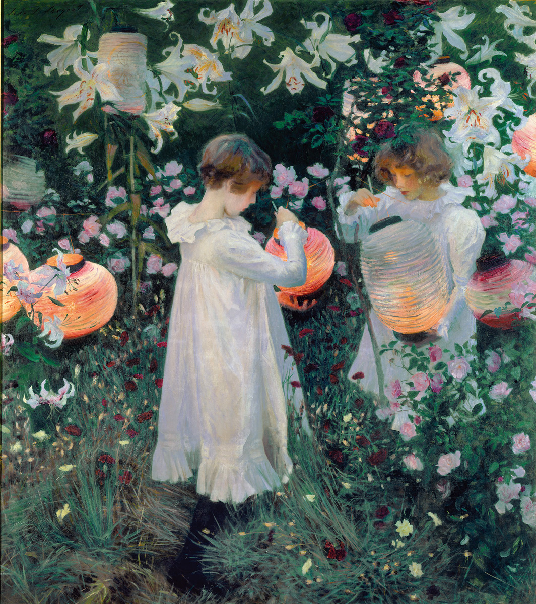 Carnation, Lily, Lily, Rose, 1885-86 by 
John Singer Sargent