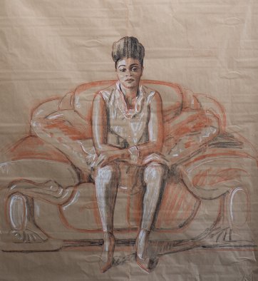 Study for Justine Ndayi, 2017 by Mathew Lynn