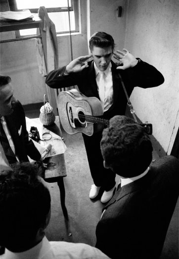 Backstage, The Mosque, Richmond, June 30, 1956 by Alfred Wertheimer