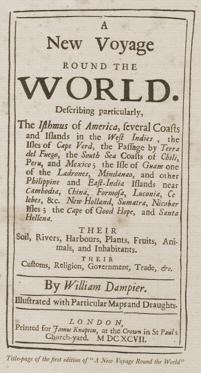 A New Voyage Round the World, 1697