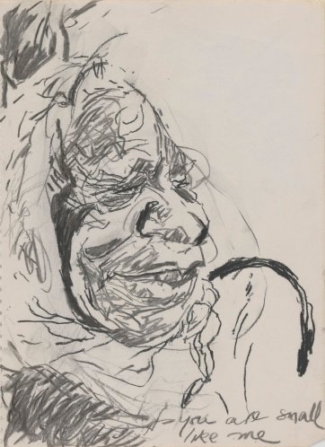 Untitled (Study for 'Emily Kame Kngwarreye with Lily'), 1993 by Jenny Sages Untitled (Study for 'Emily Kame Kngwarreye with Lily'), 1993 by Jenny Sages