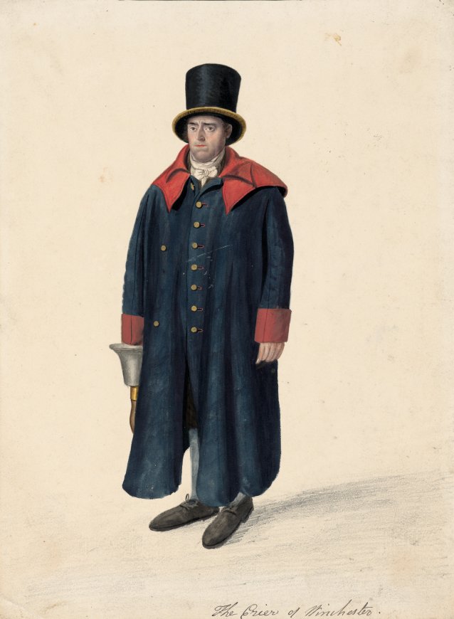 Henry Collins, Bellman, Winchester, 1823