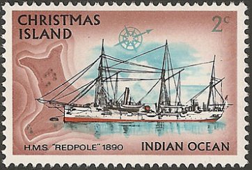 Christmas Island stamp, issued 1972