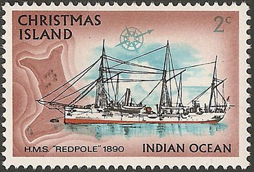 Christmas Island stamp, issued 1972