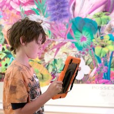 School holiday activities in the Joan Ross exhibition