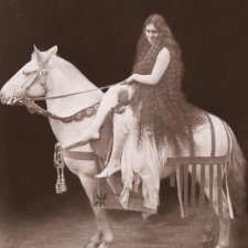 La Milo as Lady Godiva at Coventry
