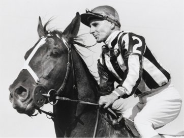 Billy Cook and Pride of Egypt, 1954 by Ern McQuillan Billy Cook and Pride of Egypt, 1954 by Ern McQuillan