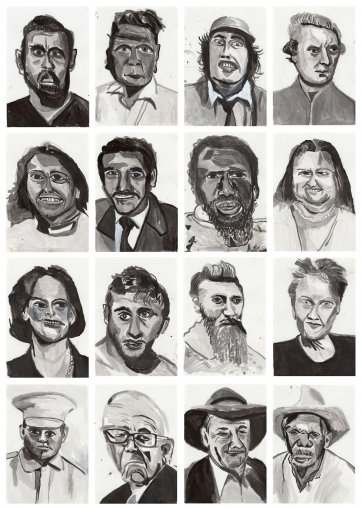 Australia in Black and White, 2018 Vincent Namatjira OAM