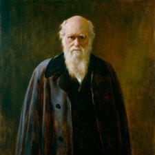 Charles Darwin, 1883, based on a work of 1881 John Collier