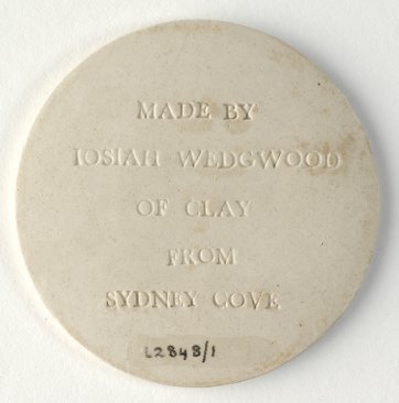 Sydney Cove medallion (verso)