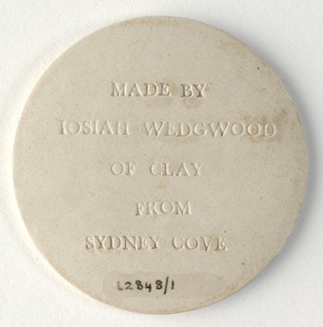 Sydney Cove medallion (verso), 1789