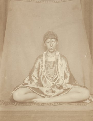 Self portrait (seated cross legged like Buddha) 1927